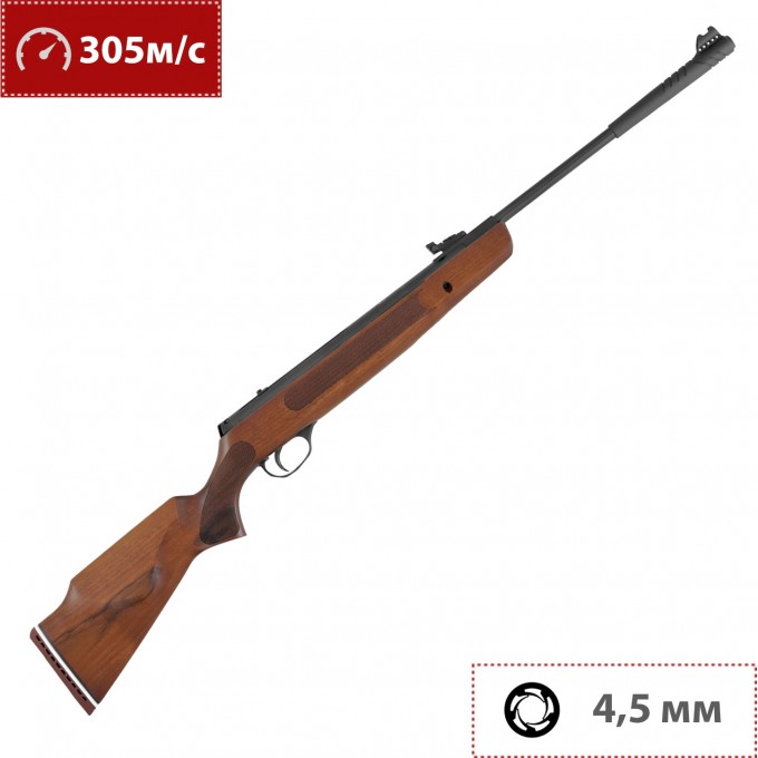 Пневматическая винтовка HATSAN STRIKER 1000X 4,5 мм (дерево, 3 Дж) 00235261 Пневматическая винтовка HATSAN STRIKER 1000X 4,5 мм (дерево, 3 Дж) 00235261